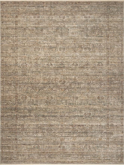 Loloi Amber Lewis Molly Collection MOL-07 Tobacco/Sage 2'-3" x 3'-10" Low Pile Accent Rug