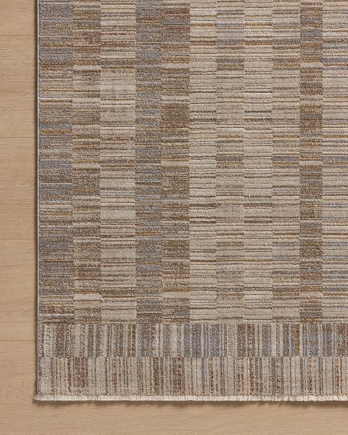 Loloi Amber Lewis Cali Collection CIL-05 Natural/Multi 3'-6" x 5'-6", .25" Pile Height, Accent Rug