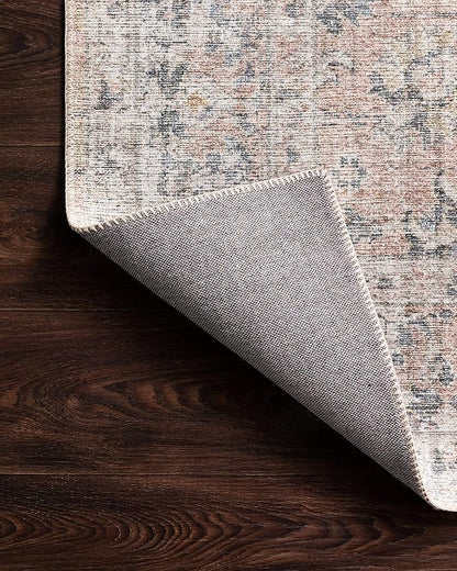 Loloi II Skye Collection SKY-01 Blush/Grey 5'-0" x 7'-6" Area Rug