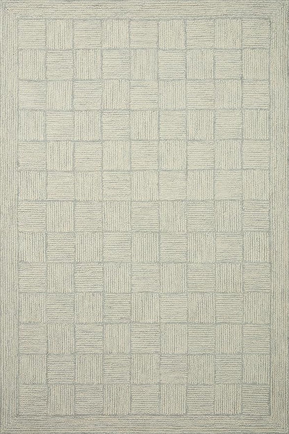 Loloi Chris Loves Julia Francis Collection FRA-03 Silver/Sky 3'-6" x 5'-6" Accent Rug