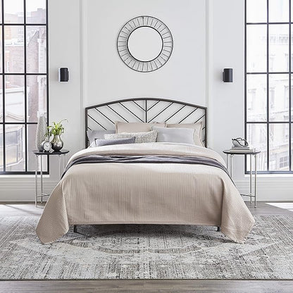 Hillsdale Essex Metal Frame, Queen Headboard, Gray Bronze