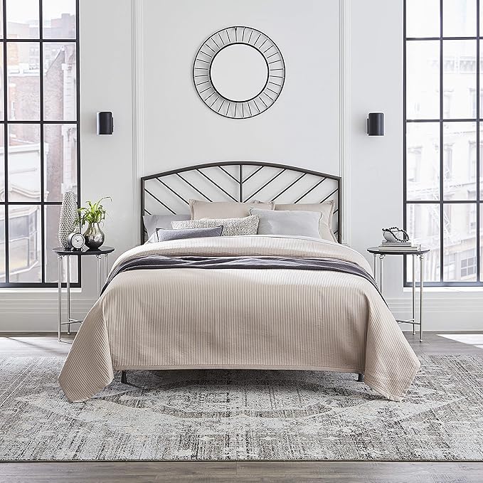 Hillsdale Essex Metal Frame, Queen Headboard, Gray Bronze