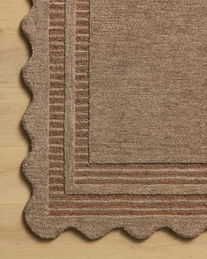 Loloi Chris Loves Julia Scottie Collection SCO-01 Mocha/Clay 7'-9" x 9'-9", .87" Pile Height, Area Rug