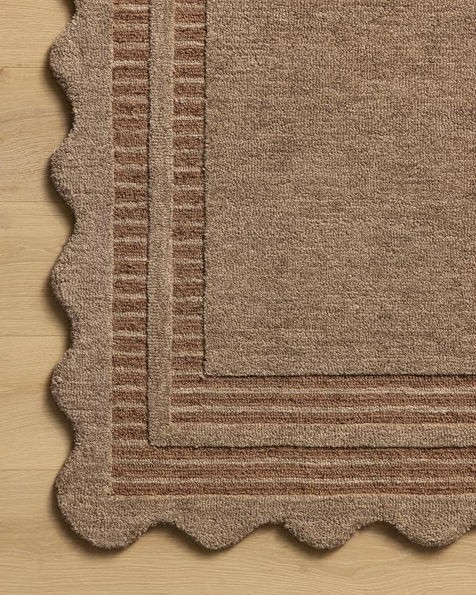 Loloi Chris Loves Julia Scottie Collection SCO-01 Mocha/Clay 8'-6" x 11'-6", .87" Pile Height, Area Rug