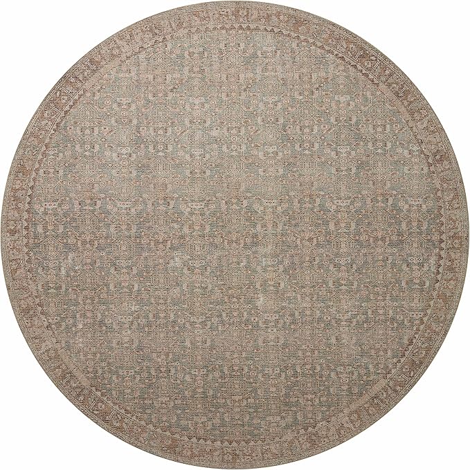 Loloi Angela Rose Aubrey Collection AUB-04 Sage/Bark 7'-6" x 9'-6", .19" Pile Height, Area Rug