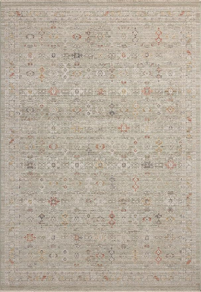 Loloi Chris Loves Julia Ida Collection IDA-04 Spa/Multi 7'-10" x 10', .19" Pile Height, Area Rug