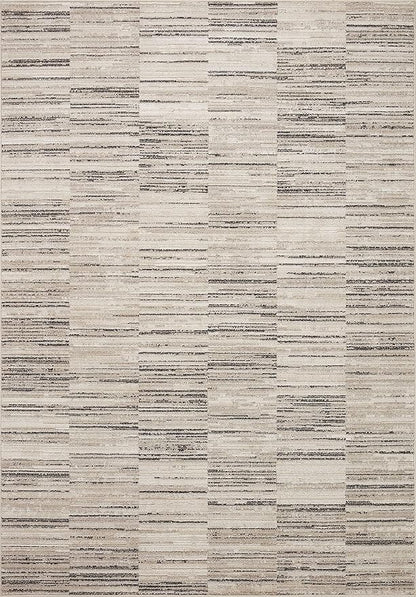 Loloi Darby Collection DAR-01 Charcoal/Sand 2'-7" x 12'-0" Runner Rug