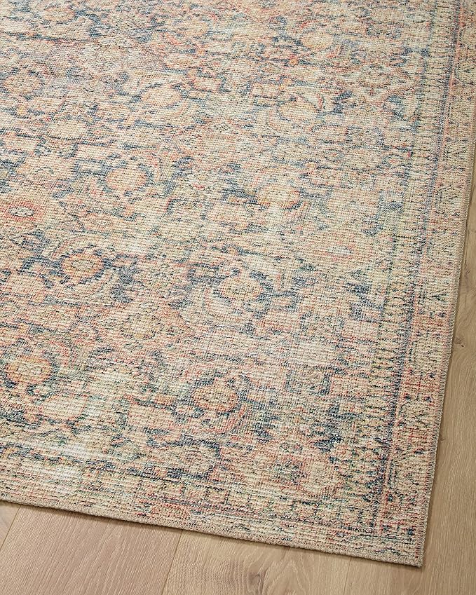 Loloi Angela Rose Aubrey Collection AUB-01 Navy/Multi 8'-3" x 11'-3", .19" Pile Height, Area Rug