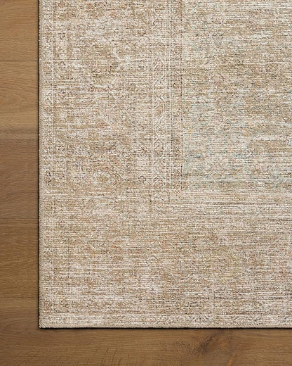 Loloi Amber Lewis Cambria Collection CBR-06 Multi/Natural 10'-0" x 14'-0" Area Rug Jute, Neutral, Vintage Style, Antique Tone, Living, Bedroom, Dining, Carpet