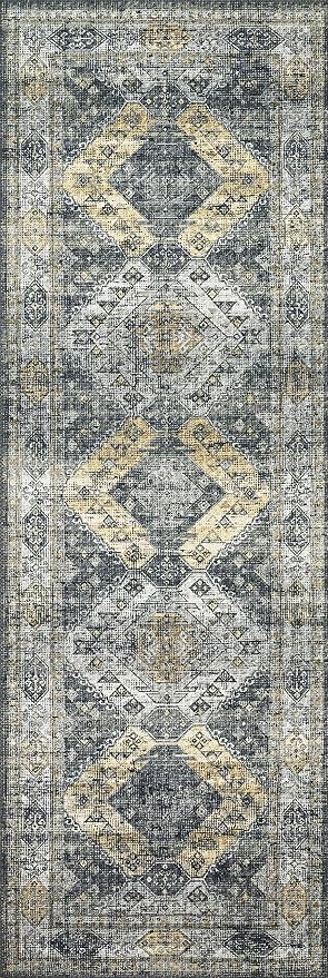 Loloi II Skye Collection SKY-09 Graphite/Silver 5'-0" x 7'-6" Area Rug