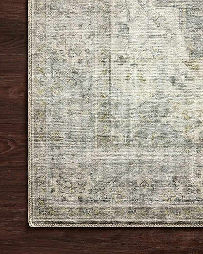 Loloi II Skye Collection SKY-12 Charcoal/Dove 3'-6" x 5'-6" Accent Rug