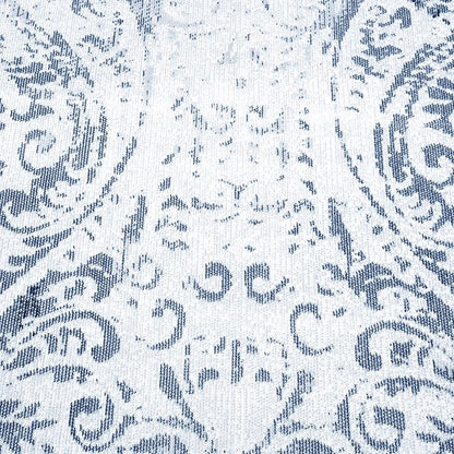 Home Dynamix Nicole Miller Patio Sofia Juniper Indoor/Outdoor Area Rug 5'2"x7'2", Distressed Damask Ivory/Blue