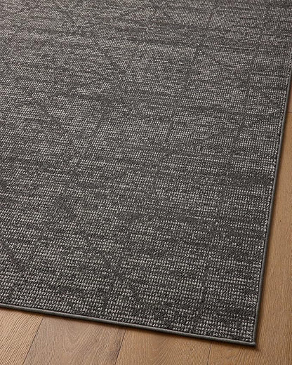 Loloi Kamala Collection KAM-06 Charcoal/Ivory 2'-7" x 8'-0" Runner Rug
