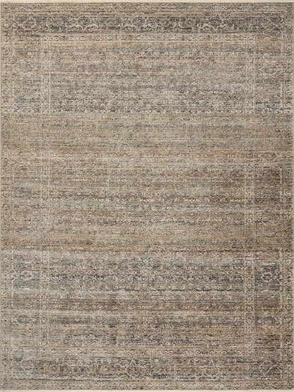 Loloi Amber Lewis Molly Collection MOL-04 Navy/Blush 2'-7" x 7'-9" Low Pile Runner Rug