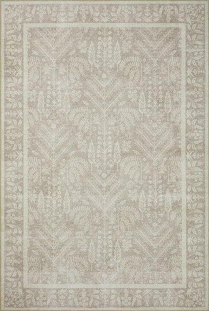 Loloi Rifle Paper Co. Maison Collection MAO-02 Bough Natural 2'-6" x 7'-6", .19" Pile Height, Runner Rug
