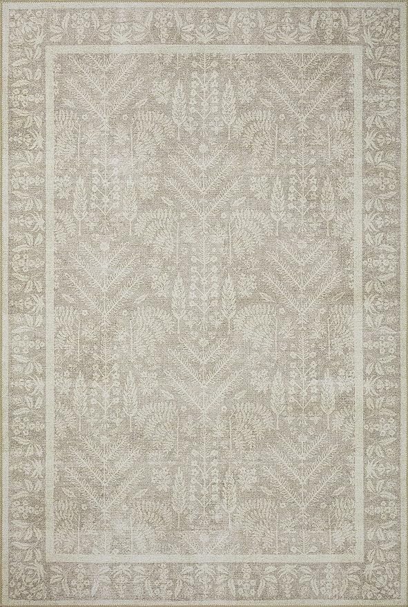 Loloi Rifle Paper Co. Maison Collection MAO-02 Bough Natural 2'-6" x 9'-6", .19" Pile Height, Runner Rug
