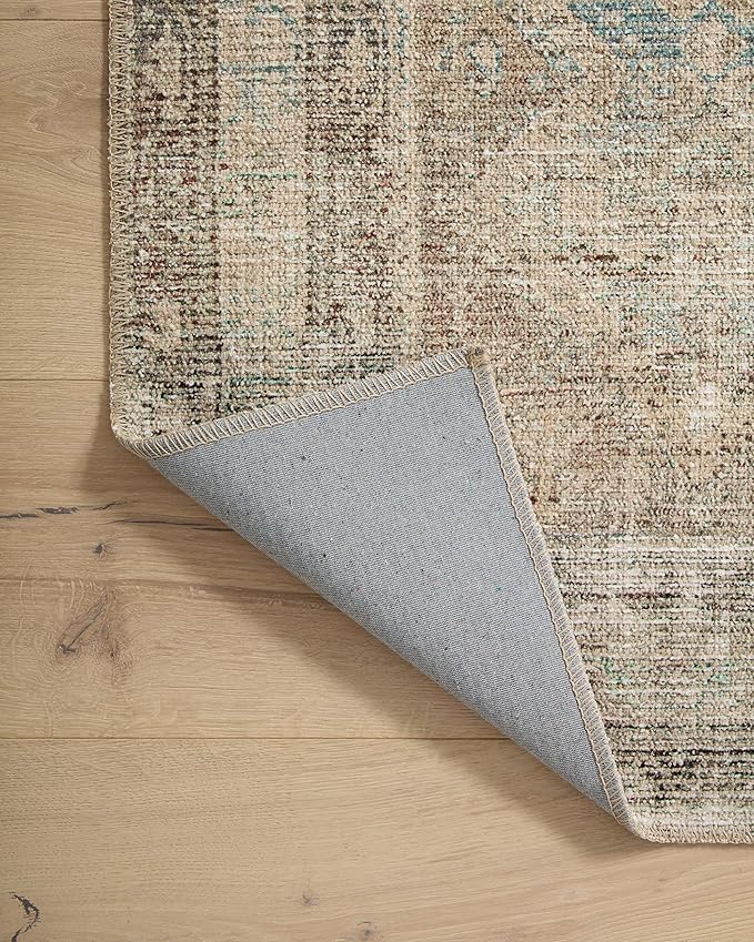 Loloi Angela Rose Aubrey Collection AUB-03 Jade/Natural 8'-3" x 11'-3", .19" Pile Height, Area Rug