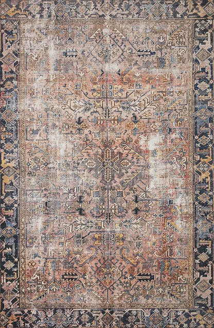 Loloi Chris Loves Julia Jules Collection JUL-02 Terracotta/Multi 8'-6'' x 11'-6'', .13" Pile Height, Area Rug