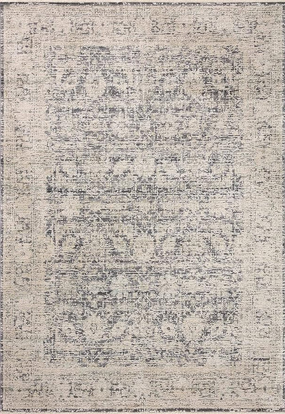 Loloi Amber Lewis Alie Collection ALE-05 Charcoal/Beige 9'-6'' x 13'-1'', .13'' Pile Height, Area Rug